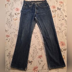 Polo Jeans Co Ralph Lauren Vintage Button Fly Signature Boot Jeans 12x31